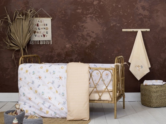 Κουβερλί Βρεφικό Baloo Somon-Multi Nima 100x140cm 100% Βαμβάκι
