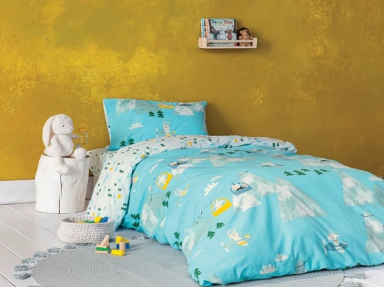 Πάπλωμα Παιδικό Schluffy Ciel Nima Μονό 160x240cm 100% Βαμβάκι