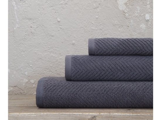 Πετσέτα Bold Dark Grey Nima Χεριών 30x50cm 100% Βαμβάκι