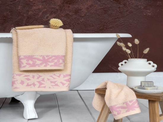 Πετσέτα Elect Pink Nima Χεριών 30x50cm 100% Βαμβάκι