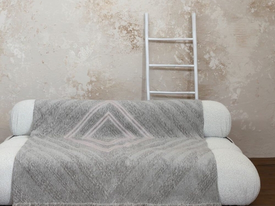 Ριχτάρι Amara Grey Nima Διθέσιο 180x240cm Chenille-Acrylic