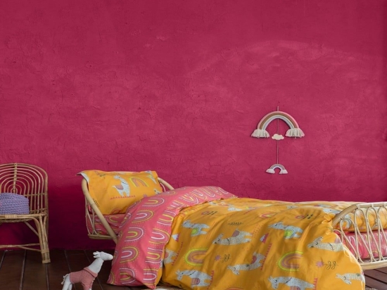 Σεντόνια Παιδικά Wooly Pink-Orange Nima Μονό 100% Βαμβάκι