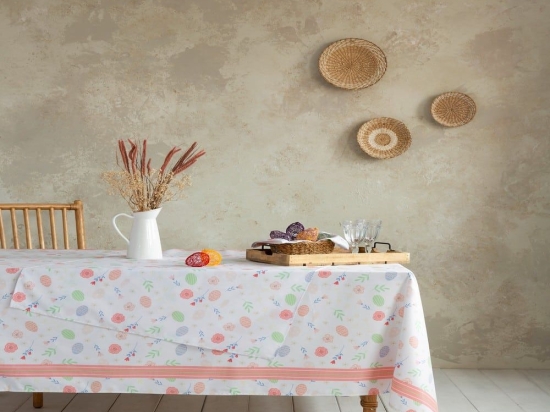 Καρέ Πασχαλινό Easter Fest Multi Nima 85X85 85x85cm 100% Βαμβάκι