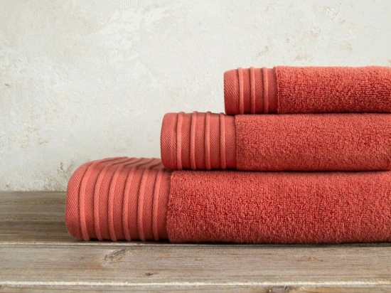 Πετσέτα Feel Fresh Warm Terracotta Nima Προσώπου 50x100cm 100% Βαμβάκι