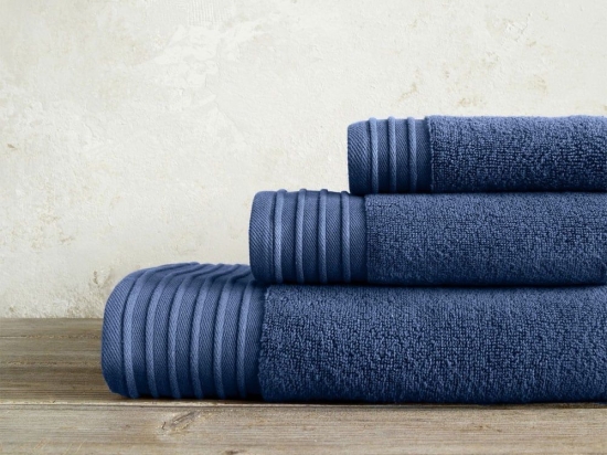 Πετσέτα Feel Fresh Aegean Blue Nima Προσώπου 50x100cm 100% Βαμβάκι