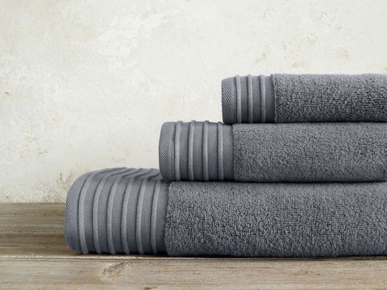 Πετσέτα Feel Fresh Night Grey Nima Χεριών 40x60cm 100% Βαμβάκι