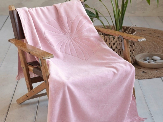 Πετσέτα Θαλάσσης Honolua Jacquard Pink Nima Θαλάσσης 90x160cm 100% Βαμβάκι