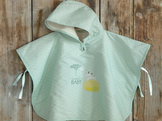 Πόντσο Βρεφικό Sunny Bunny Mint Nima