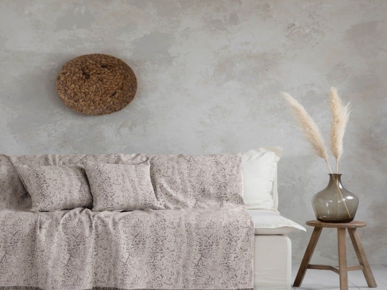 Ριχτάρι Piel Taupe Nima Διθέσιο 180x240cm Βαμβάκι-Πολυέστερ