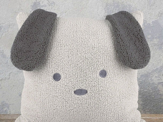 Μαξιλάρι Διακοσμητικό Παιδικό (Με Γέμιση) Woof Greige Nima 40Χ40 Πολυέστερ