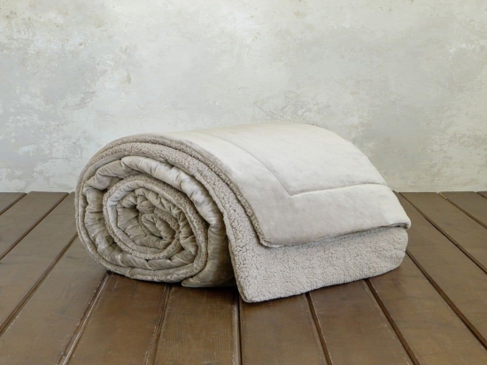 Κουβερτοπάπλωμα Nuan Cigar Beige Nima Μονό 160x220cm Πολυέστερ