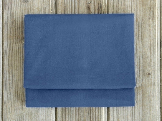 Σεντόνι Unicolors Dark Denim Nima King Size 270x280cm 100% Βαμβάκι