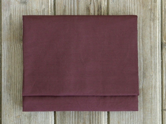 Σεντόνι Unicolors Deep Bordo Nima Υπέρδιπλo 240x260cm 100% Βαμβάκι