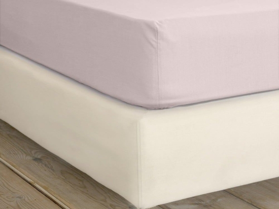 Σεντόνι Superior Satin Με Λάστιχο Smoked Rose Nima Υπέρδιπλo 165x240cm 100% Βαμβακοσατέν