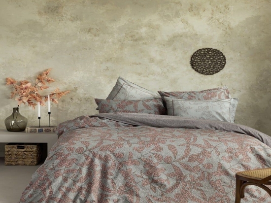 Σεντόνια Secret (Σετ 4τμχ) Khaki Nima Διπλό 220x260cm 100% Βαμβάκι