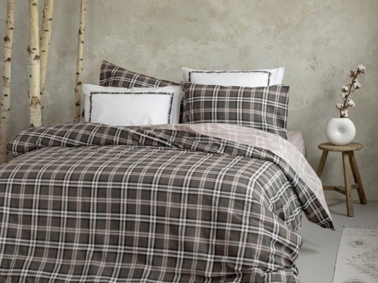 Σεντόνια Calida Με Λάστιχο (Σετ 3τμχ) Greige Nima Μονό 100x232cm 100% Βαμβάκι