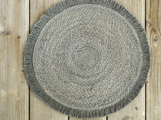 Σουπλά Carina Grey Nima 38x38cm Βαμβάκι,Jute