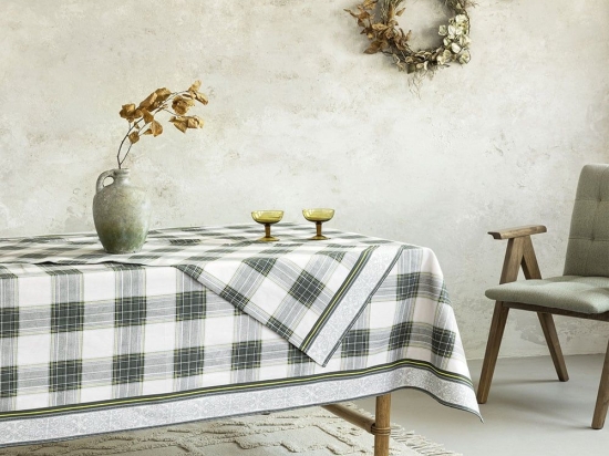 Τραπεζομάντηλο Royal Green Nima 150X150 100% Βαμβάκι
