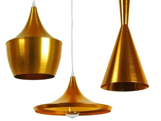 Φωτιστικό Οροφής Shanghai 01678 (Σετ 3Τμχ) 3xE27 Φ24+37+18cm Gold GloboStar