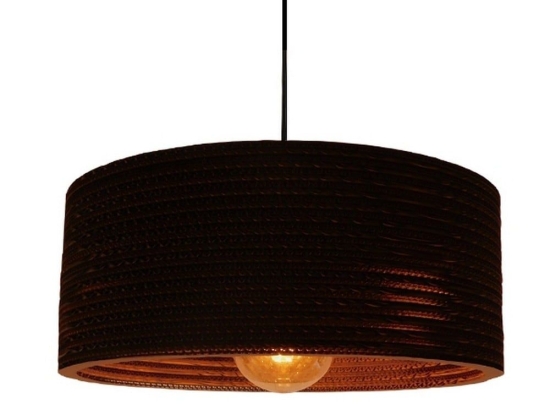 Φωτιστικό Οροφής 3D Skopelos 01297 Brown GloboStar Χαρτί