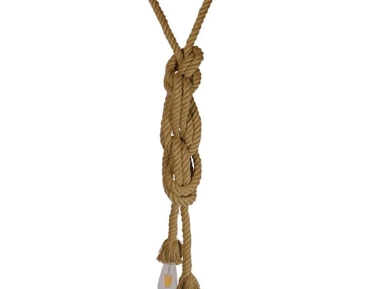 Φωτιστικό Οροφής Rope 01019 Beige GloboStar Σχοινί