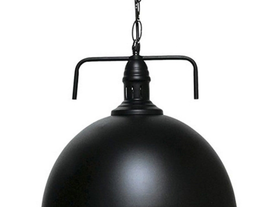 Φωτιστικό Οροφής Larkin Black 01175 GloboStar Μέταλλο