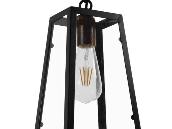 Φωτιστικό Οροφής Lima 01040 Black GloboStar Μέταλλο