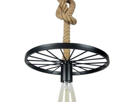 Φωτιστικό Οροφής Velo 01185 Black GloboStar Μέταλλο