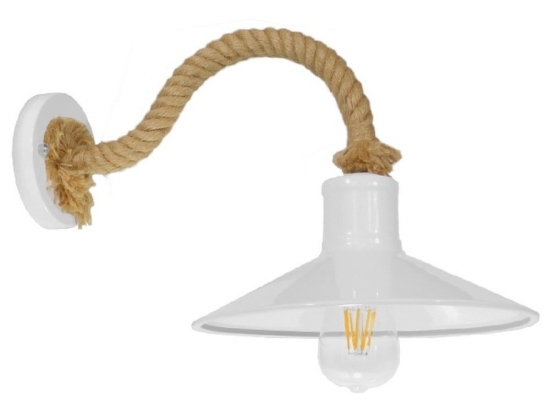 Φωτιστικό Τοίχου-Απλίκα Vinsa 01130 White GloboStar Μέταλλο