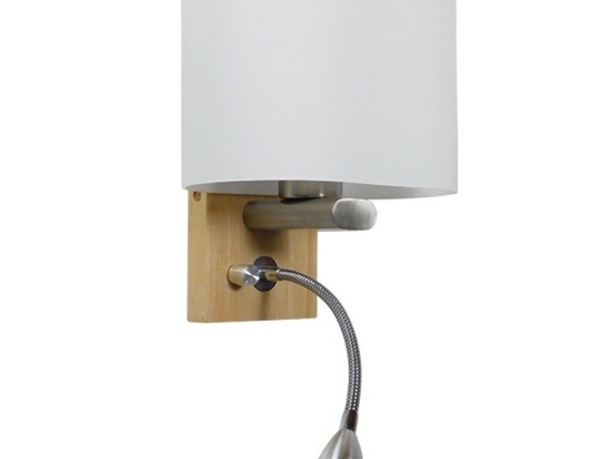 Φωτιστικό Τοίχου-Απλίκα Ξύλινο Led Sutton 01316 White GloboStar Ξύλο