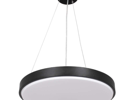 Φωτιστικό Οροφής Casper 61019 Led 76W Φ45cm Black GloboStar Πλαστικό