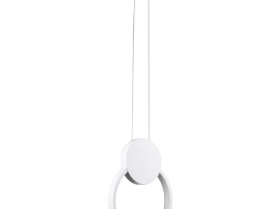 Φωτιστικό Οροφής Cyclos 61074 Led 9W 21x2,3x26,5cm White GloboStar Αλουμίνιο