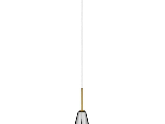 Φωτιστικό Οροφής Amaris 00874 1xΕ27 Φ17x30cm Fume Nickel GloboStar