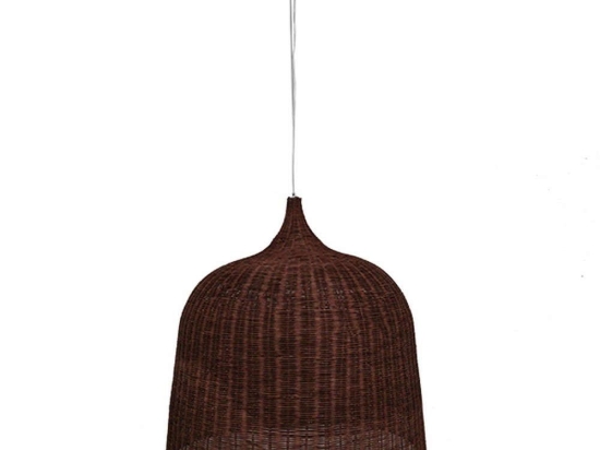 Φωτιστικό Οροφής Bahamas 01569 1xΕ27 Φ90x90cm Dark-Brown GloboStar