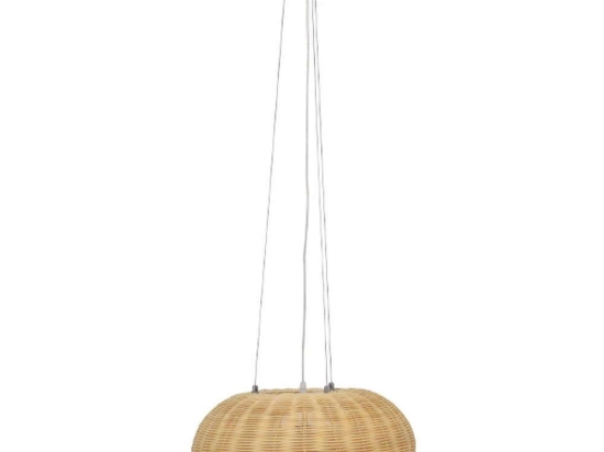 Φωτιστικό Οροφής De La Mer 01624 3xΕ27 Φ45x24cm Beige GloboStar