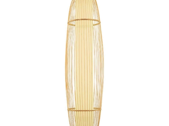 Φωτιστικό Οροφής De Paris 00892 1xΕ27 Φ30x120cm Beige GloboStar