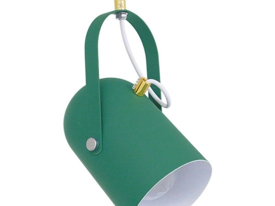 Φωτιστικό Οροφής Hazel 00928 1xΕ27 Φ12x27cm Dark Green GloboStar