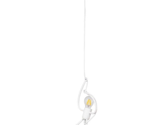 Φωτιστικό Οροφής Little Man 01651 1xΕ27 Φ20x40cm White GloboStar