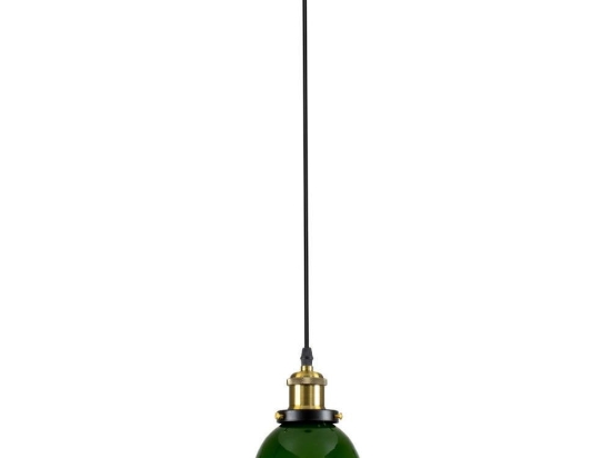 Φωτιστικό Οροφής Nostalgia 00768 1xΕ27 Φ18x18cm Green-Gold GloboStar