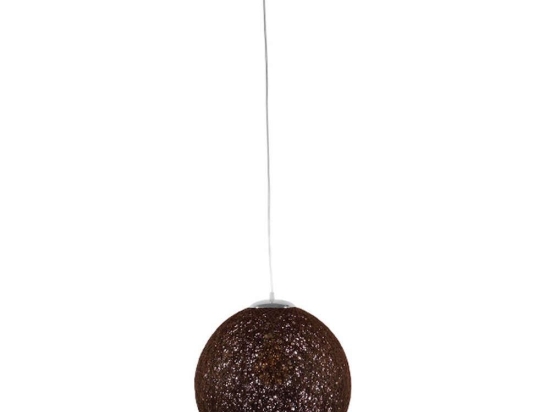 Φωτιστικό Οροφής Oceana 01358 1xΕ27 Φ40x40cm Brown GloboStar
