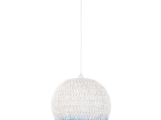 Φωτιστικό Οροφής Santor 00729 1xΕ27 Φ50x50cm White-Blue GloboStar