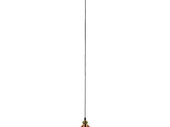 Φωτιστικό Οροφής Segreto 01450 1xΕ27 Φ14x18cm Red GloboStar