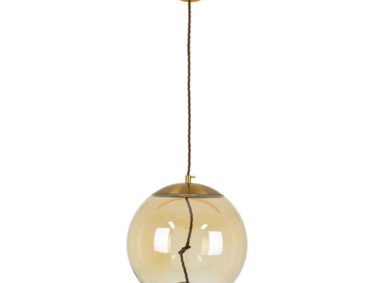 Φωτιστικό Οροφής Axton 00748 7W Led Φ30x30cm Clear Honey GloboStar