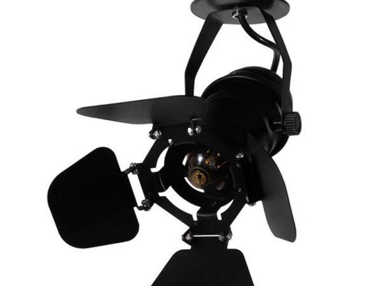 Φωτιστικό Οροφής - Πλαφονιέρα Chicago 01371 1xE27 20x20x27,5cm Black GloboStar