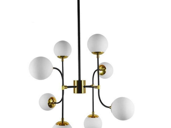 Φωτιστικό Οροφής Stardust 01649 8xE27 Φ75xY100cm Black-Gold