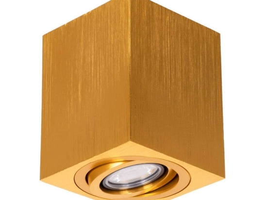 Φωτιστικό Οροφής - Σποτ Akira 60624 GU10 8x8x10cm Gold GloboStar