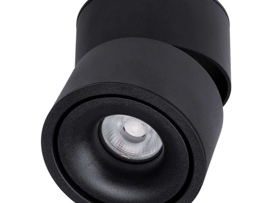 Φωτιστικό Οροφής - Σποτ Omega-S 60300 12W Led Φ10x10,5cm Black GloboStar
