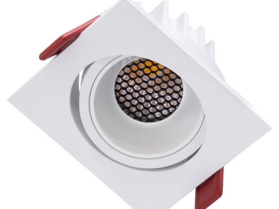 Φωτιστικό Οροφής - Σποτ Χωνευτό Leo-Sq 60290 10W Led 8,5x8,5x6,6cm White GloboStar