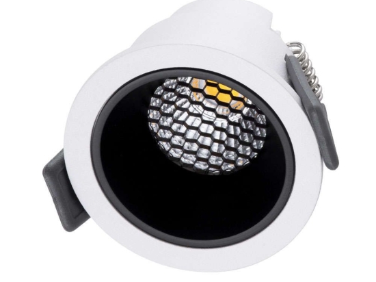 Φωτιστικό Οροφής - Σποτ Χωνευτό Pluto-S 60246 7W Led Φ6,4x4,9cm White-Black GloboStar