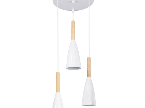 Φωτιστικό Οροφής Dillon 00627 E27 Φ26x130cm White GloboStar